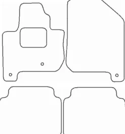 Textilmattor H-line Kia Soul EV II