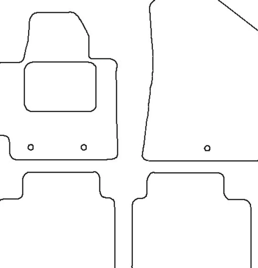 Textilmattor H-line Kia Soul II