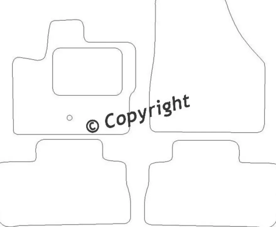 Textilmattor H-line Landrover Freelander