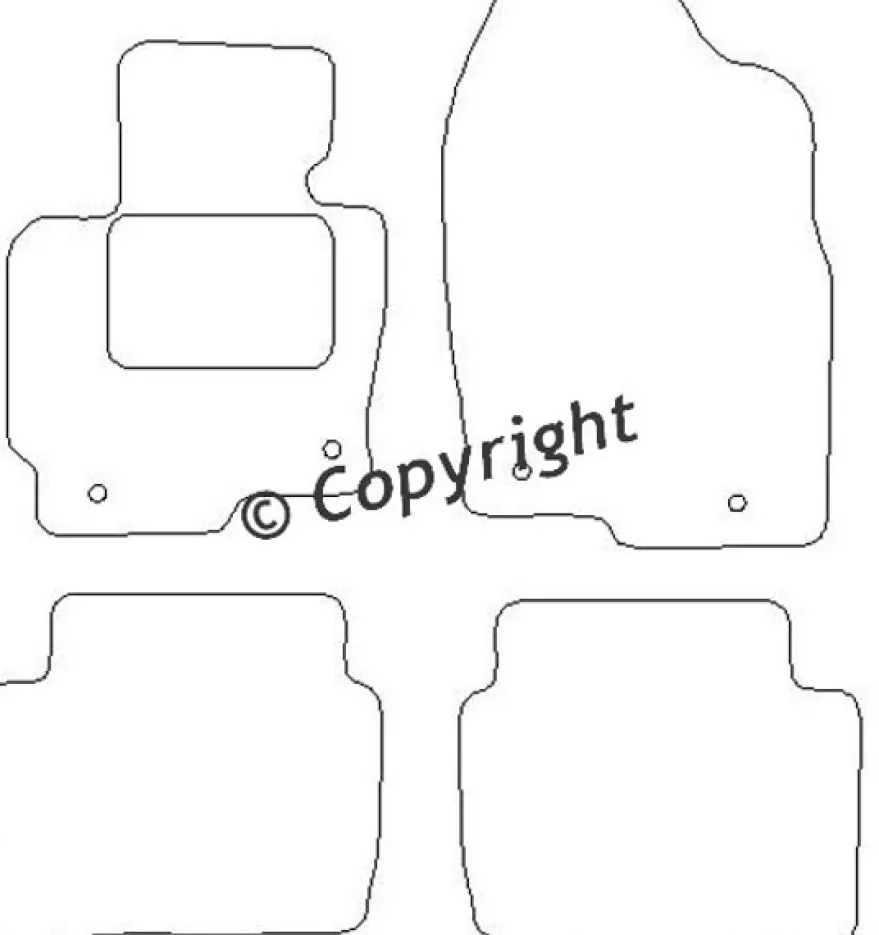 Textilmattor H-line Mazda CX-5