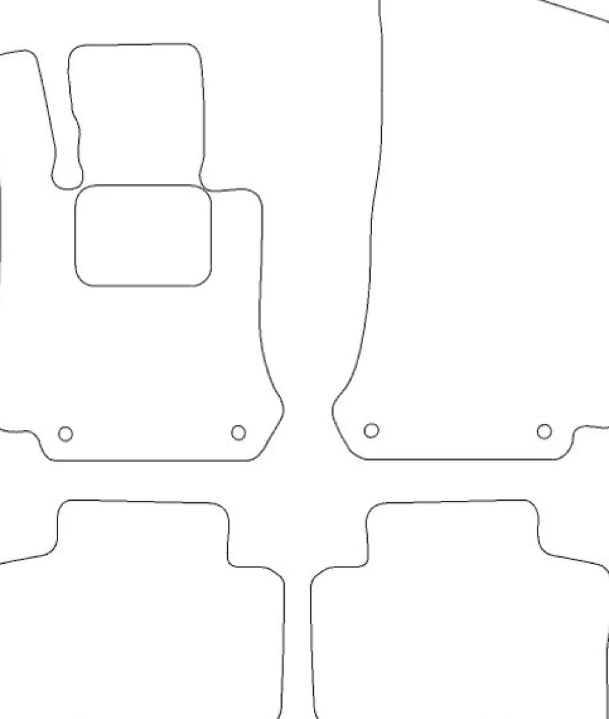 Textilmattor H-line Mercedes-Benz GLC X253