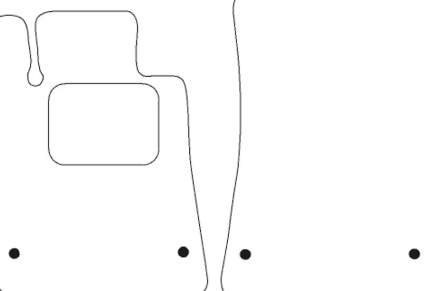 Textilmattor H-line Mercedes-Benz R172 SLC