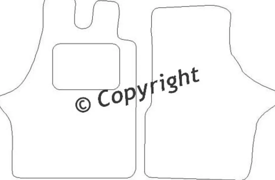 Textilmattor H-line Mercedes-Benz V-Klass Vito W638