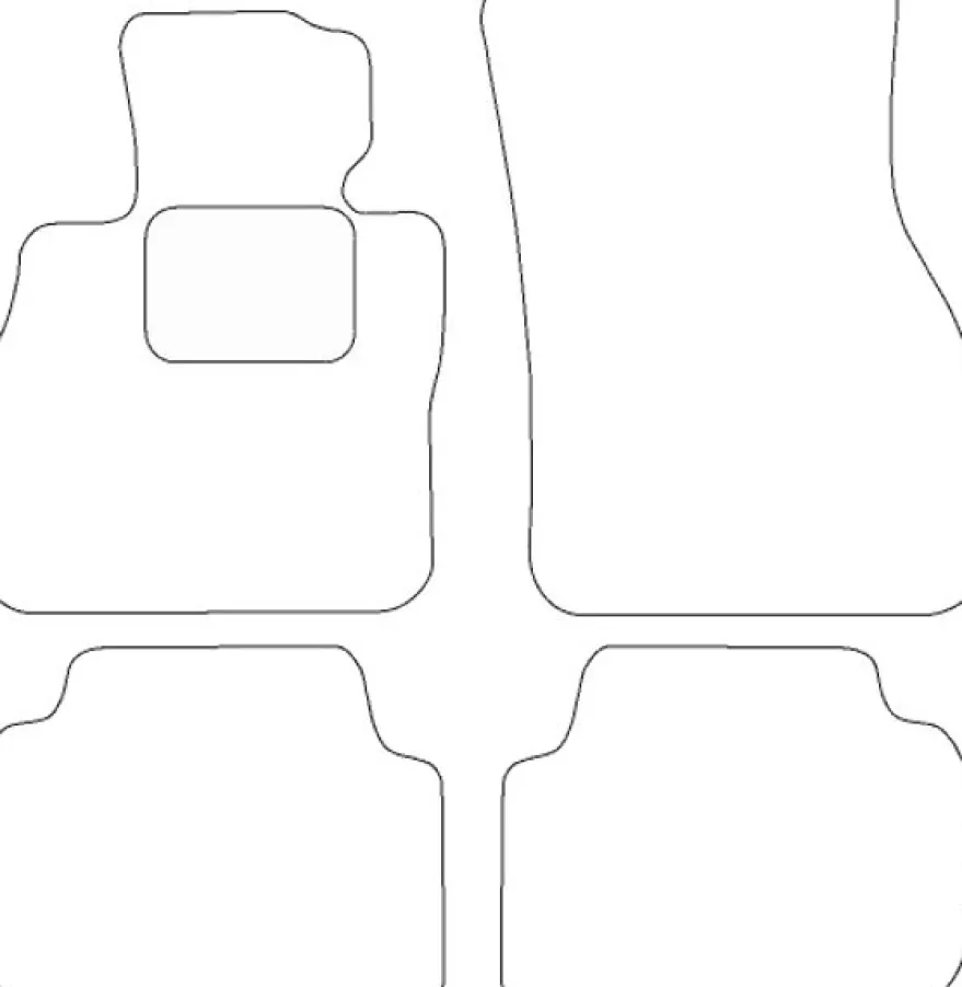 Textilmattor H-line Mini Cooper Clubman F54