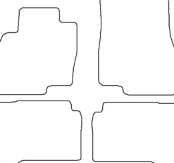 Textilmattor H-line Mitsubishi Grandis 2