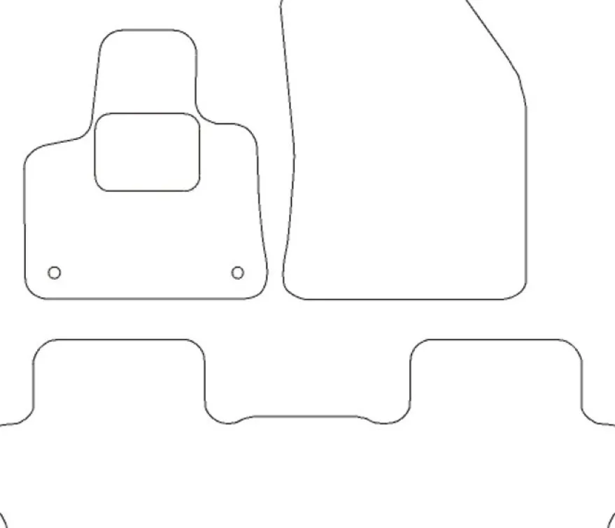 Textilmattor H-line Peugeot 3008