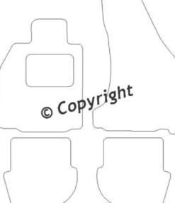 Textilmattor H-line Porsche 911 Bose