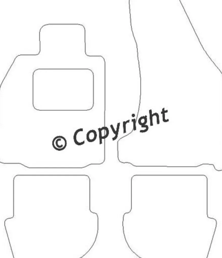 Textilmattor H-line Porsche 911 Bose