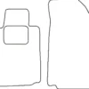 Textilmattor H-line Porsche 987 Boxster