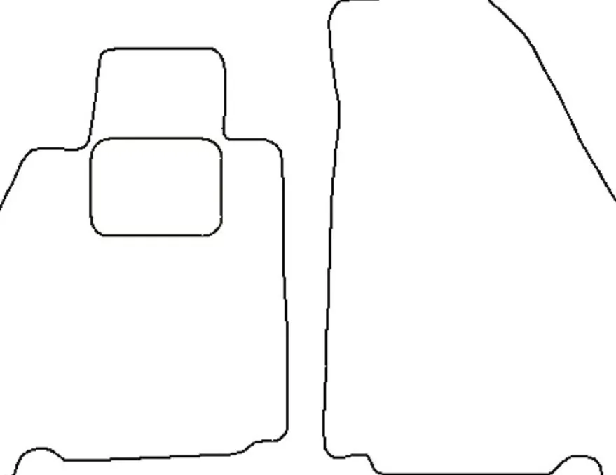 Textilmattor H-line Porsche 987 Boxster