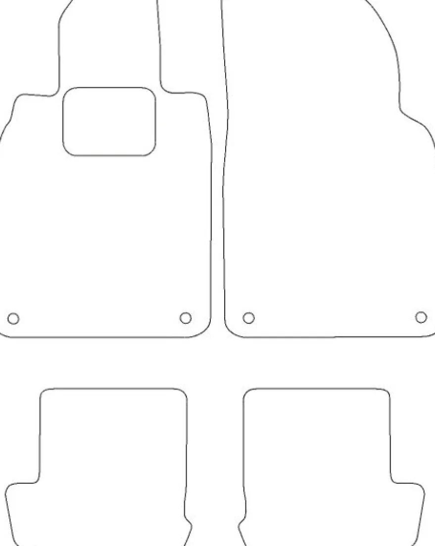 Textilmattor H-line Porsche 911 Carerra MJ/Cab