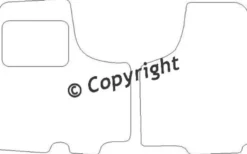 Textilmattor H-line Renault Trafic