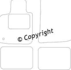 Textilmattor H-line Renault Twingo II