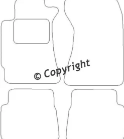 Textilmattor H-line Subaru Forester SH