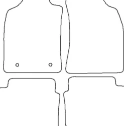 Textilmattor H-line Toyota Hilux