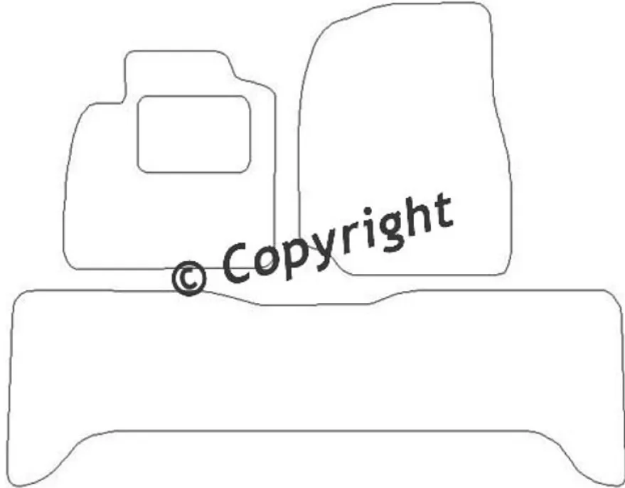 Textilmattor H-line Toyota Landcruiser