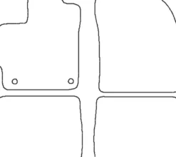 Textilmattor H-line Toyota Prius