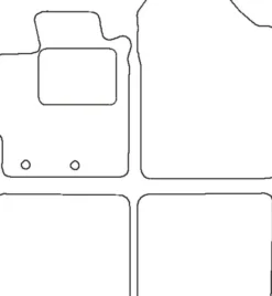Textilmattor H-line Toyota Yaris